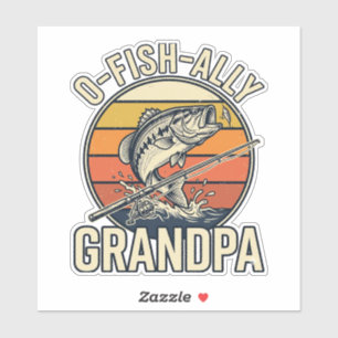 O-Fish-Ally Grandpa Fishing Vintage Shirt Design_1