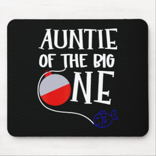 O-fish-ally One Auntie Of The Big One Birthday Boy Mouse Pad