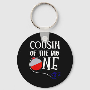 O-fish-ally One Cousin Of The Big One Birthday Boy Keychain