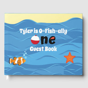 O-Fish-ally One Party Guest Book