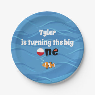 O-Fish-ally One Party Personalized Plates