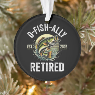 O-Fish-Ally Retired 2026 Fisherman Fishing Ornament