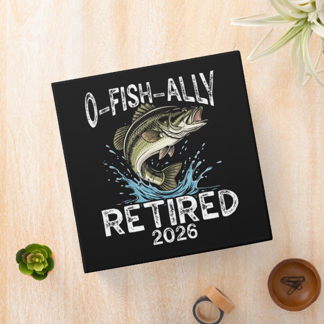 O-Fish-Ally Retired 2026 Humour Funny Binder (In Situ)