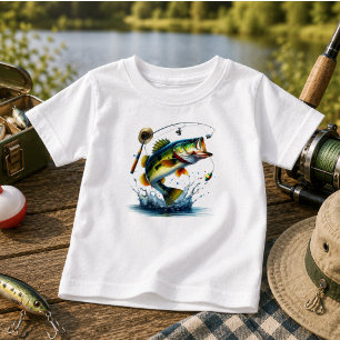O-Fish-Ally Two Fishing 2nd Birthday Baby T-Shirt