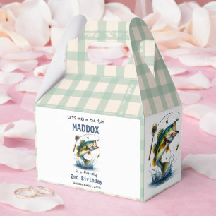 O-Fish-Ally Two Fishing 2nd Birthday Favor Box