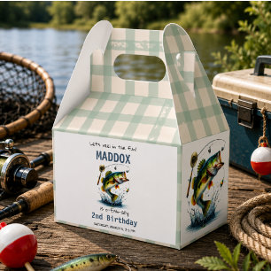 O-Fish-Ally Two Fishing 2nd Birthday Favor Box