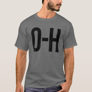 O-H Matching Ohio Couples Football Sports Funny T-Shirt