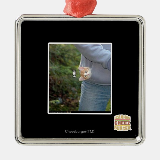 O hai metal ornament (Front)