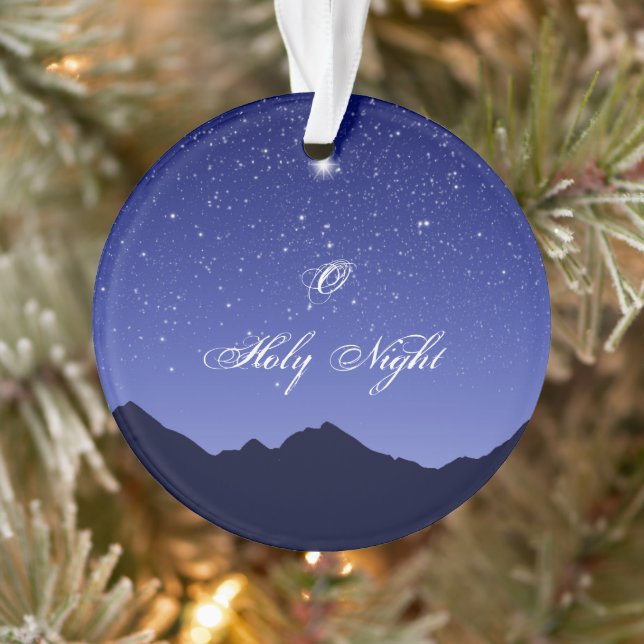 O Holy Night Acrylic Ornament (Tree)