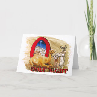 O Holy Night blank Holiday Card