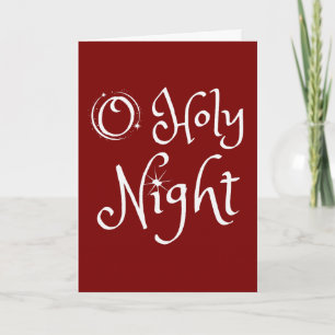 O Holy Night Christmas Card