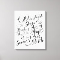 O Holy Night | Christmas Lettered Sign