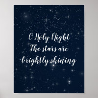 O Holy Night Christmas Lyrics Elegant Holiday