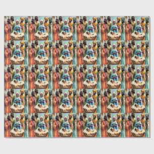O Holy Night Nativity Christmas  Wrapping Paper