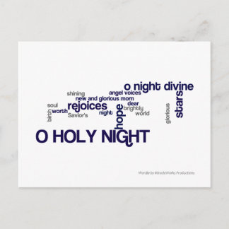 O Holy Night Postcard