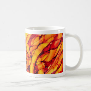 O is for Orange alphabet art mug