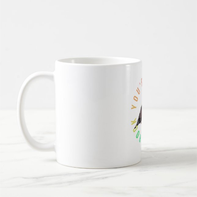 O is for Otter Coffee Mug (Left)