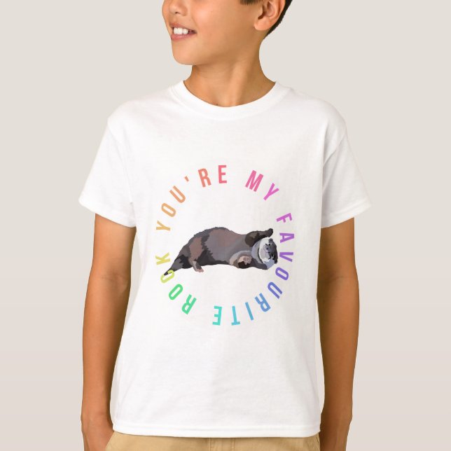O is for Otter T-Shirt (Front)