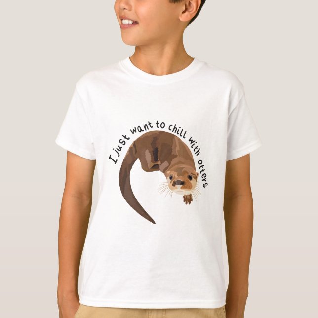 O is for Otter T-Shirt (Front)