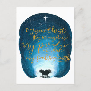 Ô Jésus Christ, Ton Manger Est Une Carte Postale