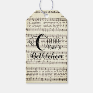 O Little Town of Bethlehem Gift Tags