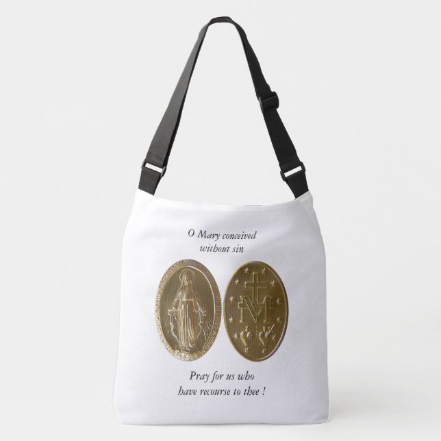 O Mary conceived without sin... Crossbody Bag (Front)