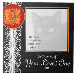 O Monogram "In Memory of Your Loved One" Tile
