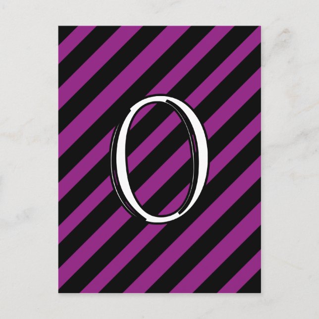 O Monogram Postcard (Front)