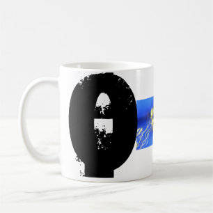 O Monogramme Tasse de broyage typographique