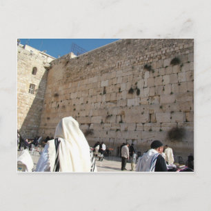 O Muro das Lamentações em Jerusalém, Cidade Santa Postcard