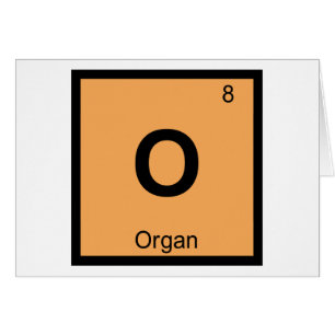 O - Musique d'orgue Chimie Symbole du tableau péri