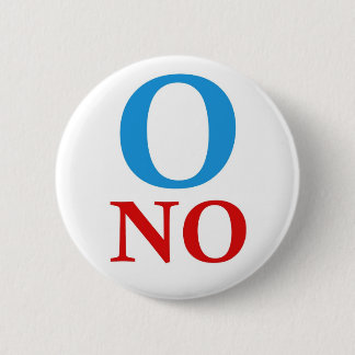 O No Obama Tees 2 Inch Round Button