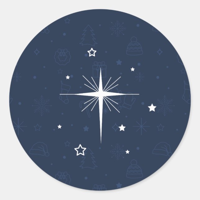 Ô NOËL SACRÉ / Autocollants de Noël (Devant)