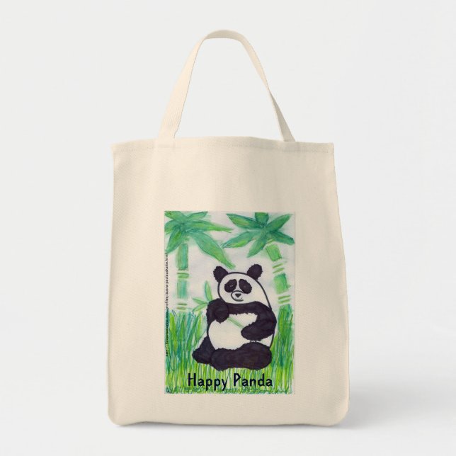 O.O. Happy Panda Organic Bag (Front)
