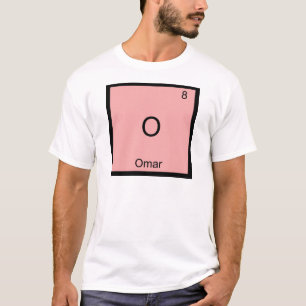 O - Omar Funny Chemistry Element Symbol T-Shirt