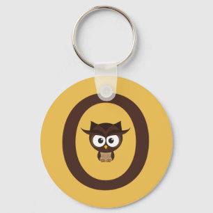 O - Owl Keychain