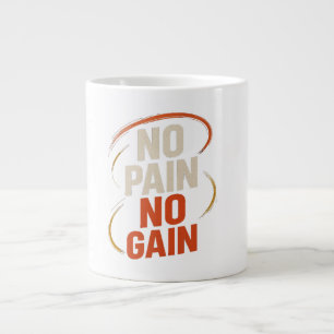 o Pain No Gain Mug – Motivational Fitness Coffee 