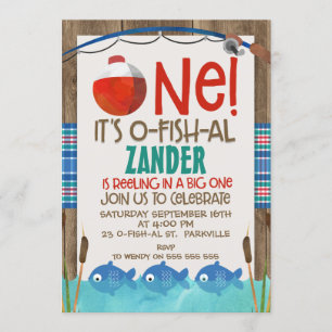O poisson allié une invitation fête d'anniversaire