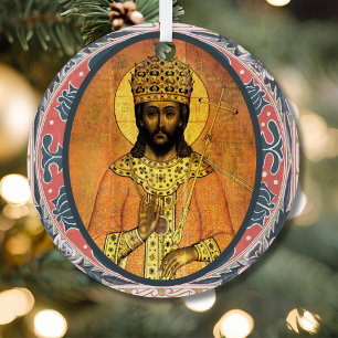 O Rex Gentium Medieval Christian Art Jesse Tree Metal Ornament