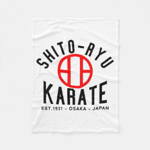 O-ryu Karate Japan Martial Arts  Fleece Blanket