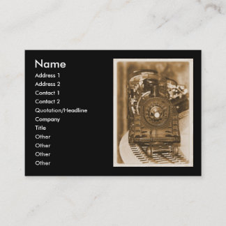 O Scale Lionel Model Train Business Card