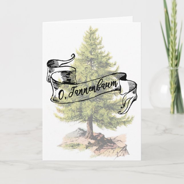 O, Tannenbaum Christmas Card (Front)