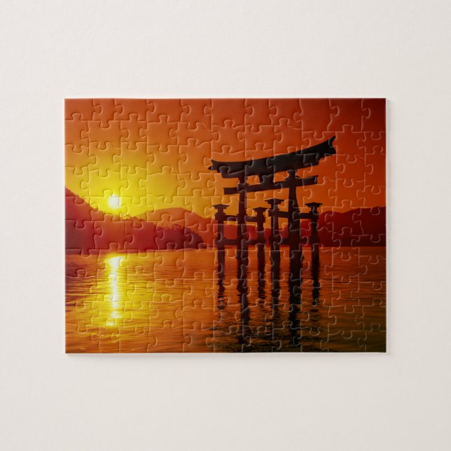 O-Torii Gate, Itsukushima shrine, Miyajima, Jigsaw Puzzle (Horizontal)