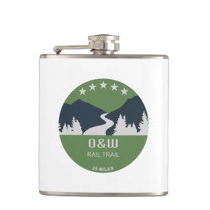 O&W Rail Trail Hip Flask
