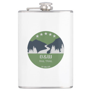 O&W Rail Trail Hip Flask