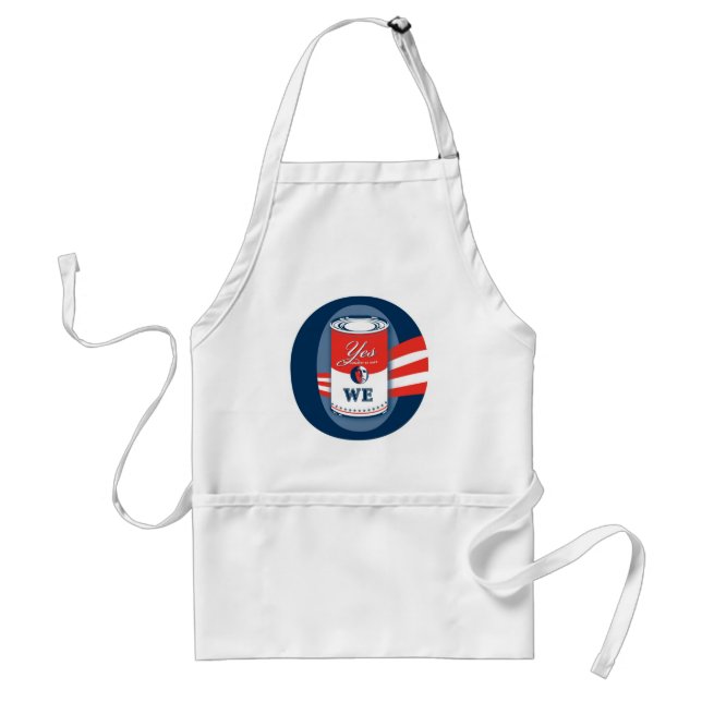 "O, Yes We Can" Apron. Standard Apron (Front)