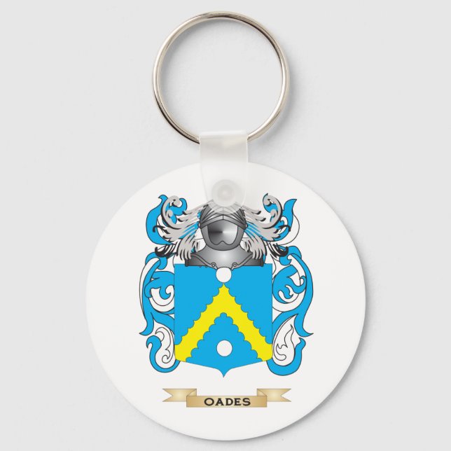 Oades Coat of Arms (Family Crest) Keychain (Front)