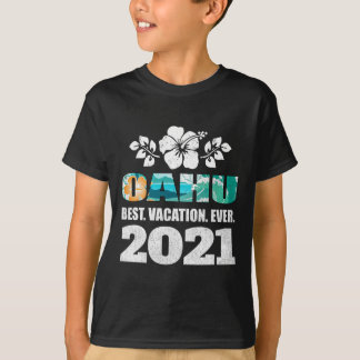 Oahu Best Vacation Ever Souvenir T-Shirt