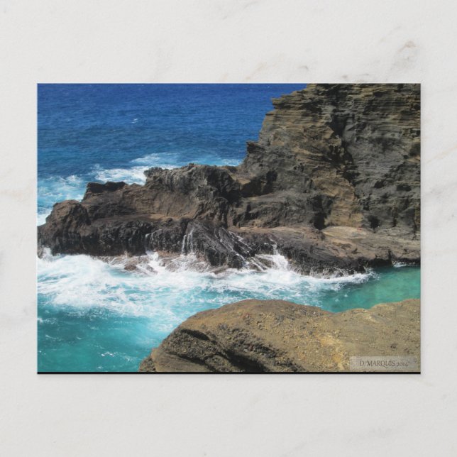 OAHU,HAWAII#4 POSTCARD (Front)