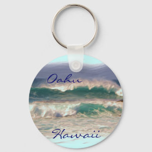 Oahu Hawaii keychain